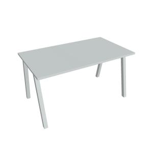 Rokovací stôl UNI A, 140x75,5x80 cm, sivá/sivá