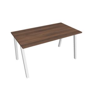 Rokovací stôl UNI A, 140x75,5x80 cm, orech/biela