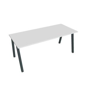 Rokovací stôl UNI A, 180x75,5x80 cm, biela/čierna