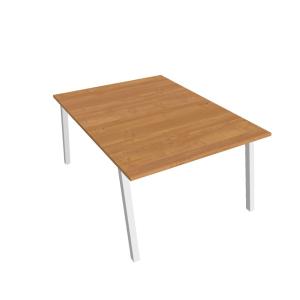 Pracovný stôl UNI A, 120x75,5x160 cm, jelša/biela