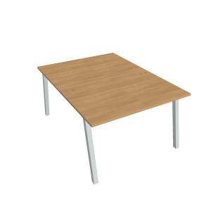 Pracovný stôl UNI A, 120x75,5x160 cm, dub/sivá