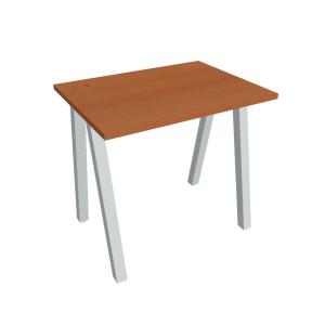 Pracovný stôl UNI A, 80x75,5x60 cm, čerešňa/sivá