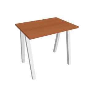 Pracovný stôl UNI A, 80x75,5x60 cm, čerešňa/biela