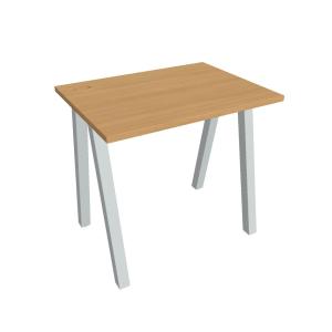Pracovný stôl UNI A, 80x75,5x60 cm, buk/sivá