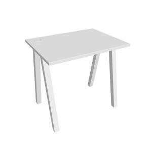 Pracovný stôl UNI A, 80x75,5x60 cm, biela/biela