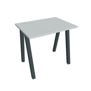 Pracovný stôl UNI A, 80x75,5x60 cm, sivá/čierna
