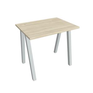 Pracovný stôl UNI A, 80x75,5x60 cm, agát/sivá
