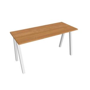 Pracovný stôl UNI A, 140x75,5x60 cm, jelša/biela