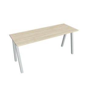 Pracovný stôl UNI A, 160x75,5x60 cm, agát/sivá