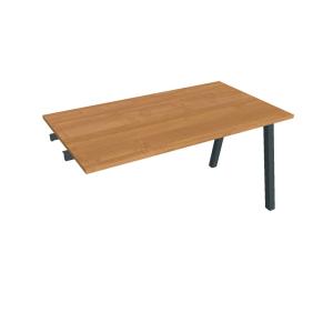 Rokovací stôl UNI A, k pozdĺ. reťazeniu, 140x75,5x80 cm, jelša/čierna