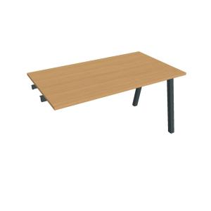 Rokovací stôl UNI A, k pozdĺ. reťazeniu, 140x75,5x80 cm, buk/čierna
