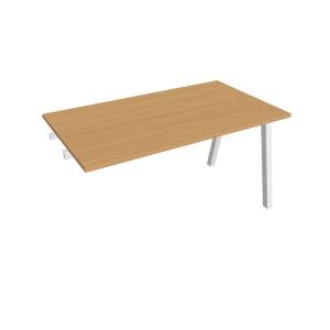 Rokovací stôl UNI A, k pozdĺ. reťazeniu, 140x75,5x80 cm, buk/biela