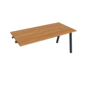 Rokovací stôl UNI A, k pozdĺ. reťazeniu, 160x75,5x80 cm, jelša/čierna
