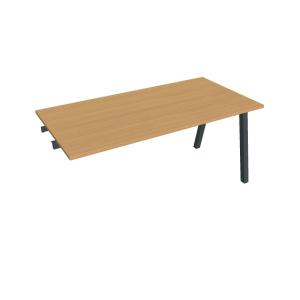 Rokovací stôl UNI A, k pozdĺ. reťazeniu, 160x75,5x80 cm, buk/čierna