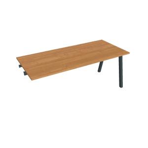 Rokovací stôl UNI A, k pozdĺ. reťazeniu, 180x75,5x80 cm, jelša/čierna