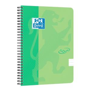Blok Oxford Nordic Touch zelený, A5+, 70 listov, linajkový