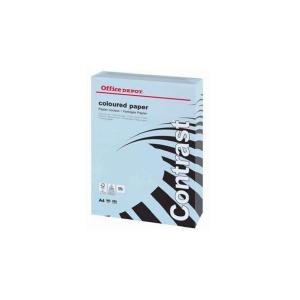 Papier Office Depot Contrast past. modrá,A4 160g