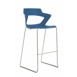 Barová stolička Aoki Bar, modrá