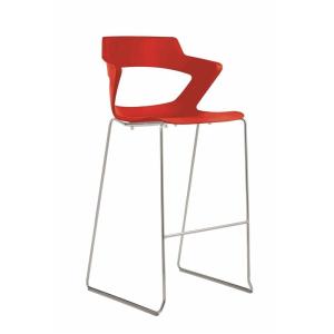 Barová stolička Aoki Bar, červená