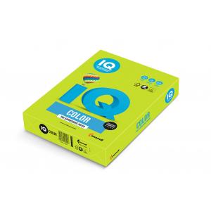 Farebný papier IQ color limetkovo zelený LG46, A4 80g