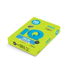 Farebný papier IQ color limetkovo zelený LG46, A4 160g