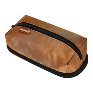 Puzdro Pelikan Quattro Twill 22,3x11x7cm hnedé
