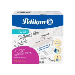 Guma bez PVC Pelikan S+S 40 L krémová 40 ks