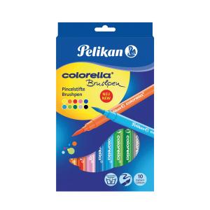 Sada popisovačov Pelikan Colorella štetcové 10,BL