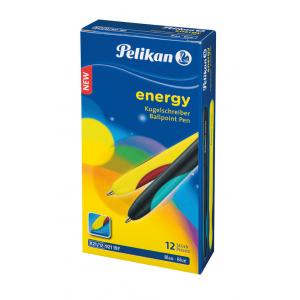 Guľôčkové pero Pelikan Energy 12ks mix 2 farieb