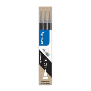 Náhradná náplň do rollera PILOT Frixion Point 0,5mm čierna 3ks