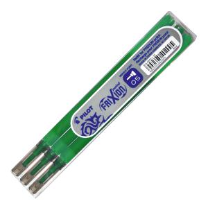 Náhradná náplň do gumovacieho rollera PILOT Frixion Point 0,5mm zelená 3ks