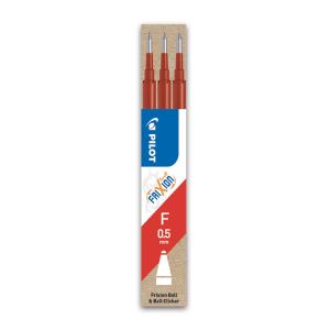 Náhradná náplň do rollera PILOT Frixion 0,5mm červená 3ks