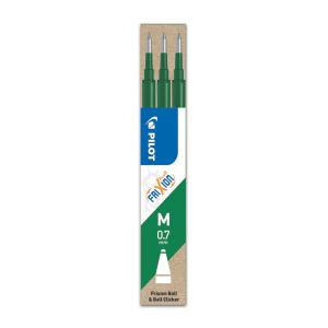 Náhradná náplň do rollera PILOT Frixion 0,7mm zelená 3ks