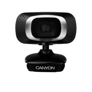 Webkamera Canyon CNE-CWC3N, HD 720p, 1Mpx, USB, mikrofón, 360° rozsah