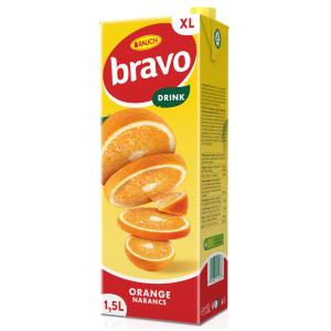 Ovocný nápoj Bravo Pomaranč 1,5 ℓ