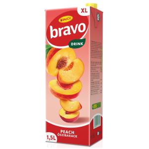 Ovocný nápoj Bravo Broskyňa 1,5 ℓ