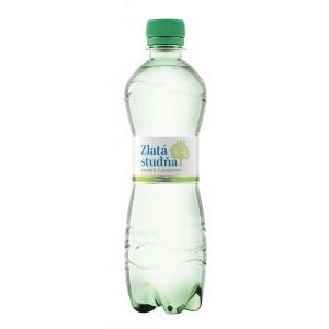 Pramenitá voda Zlatá studňa jemne sýtená 0,5l