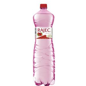 Pramenitá voda Rajec ochutená - brusnica jemne sýtená 6x1,5l