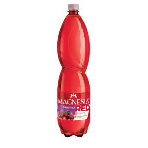 Minerálna voda MAGNESIA red ochutená - brusnica 6x1,5l