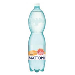 Minerálna voda MATTONI ochutená - grepfruit sýtená 6 x 1,5 ℓ