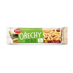 Tyčinka Emco bez lepku 35 g Orechy a pistácie