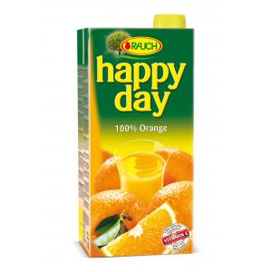 Džús HAPPY DAY pomaranč 100% 2l