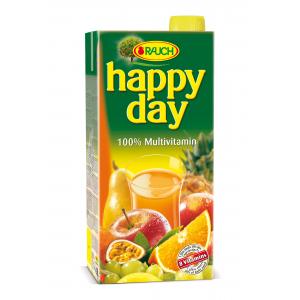 Džús Happy Day Multivitamín 100% 2l