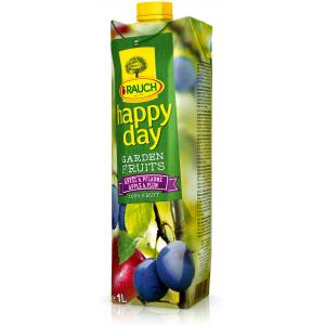 Džús Happy Day Garden Fruits Jablko a slivka 100% 1l
