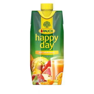 Džús Happy Day Multivitamín 100% 0,5l