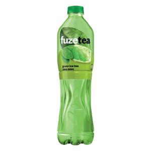 Zelený ľadový čaj FUZETEA Limetka a mäta 1,5l