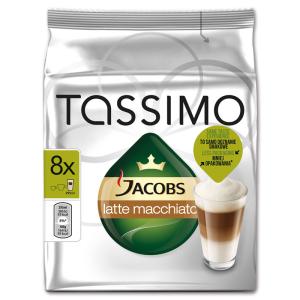 Kapsule TASSIMO Latte Macchiato, 264g., 8 porcií