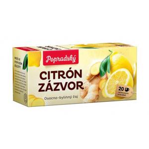 Čaj BOP ovocný citrón, zázvor 40g