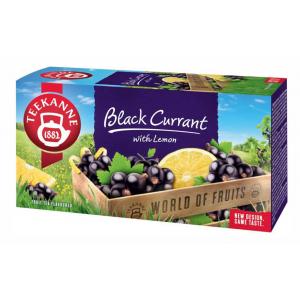Čaj TEEKANNE ovocný Black Currant with Lemon HB 20 x 2,5 g