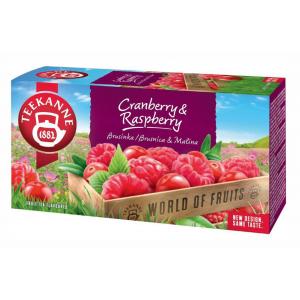 Čaj TEEKANNE ovocný Cranberry & Raspbery 45g